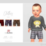 Plaid Shorts for Infant by remaron