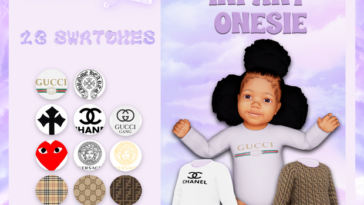 SIMS 4 INFANT ONESIE by Kupid