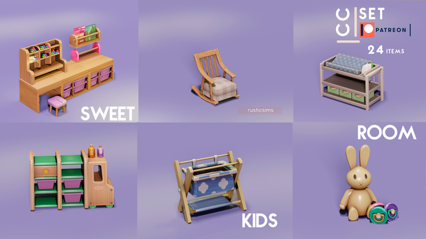 SWEET KIDS ROOM by RusticSims