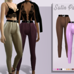 Satin pants by bluerose