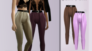 Satin pants by bluerose