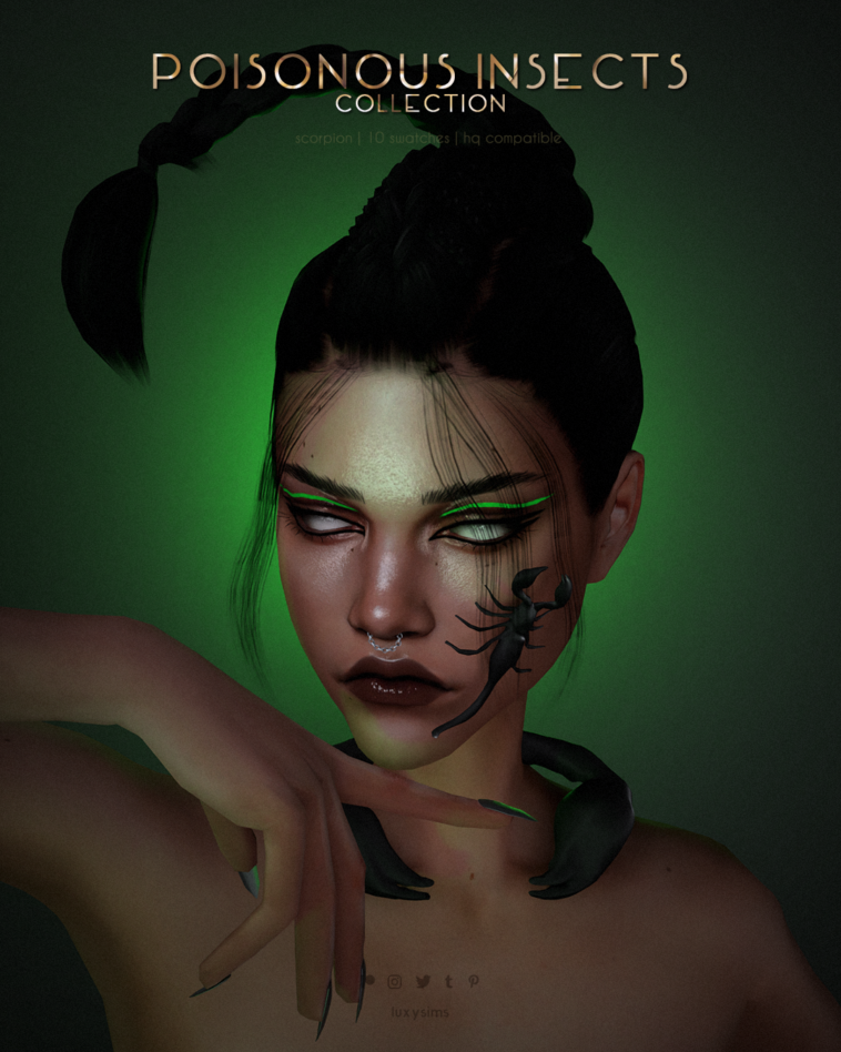 Scorpion - Poisonous Insects Collection by luxysims