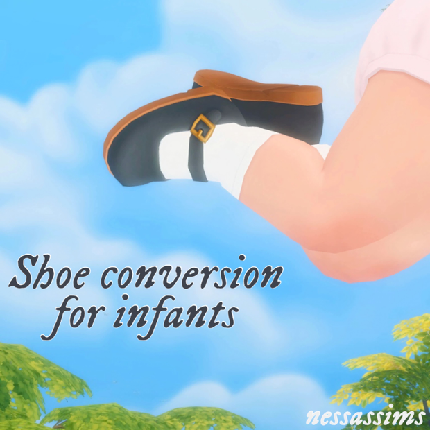 Shoe conversion for infants by nessassims