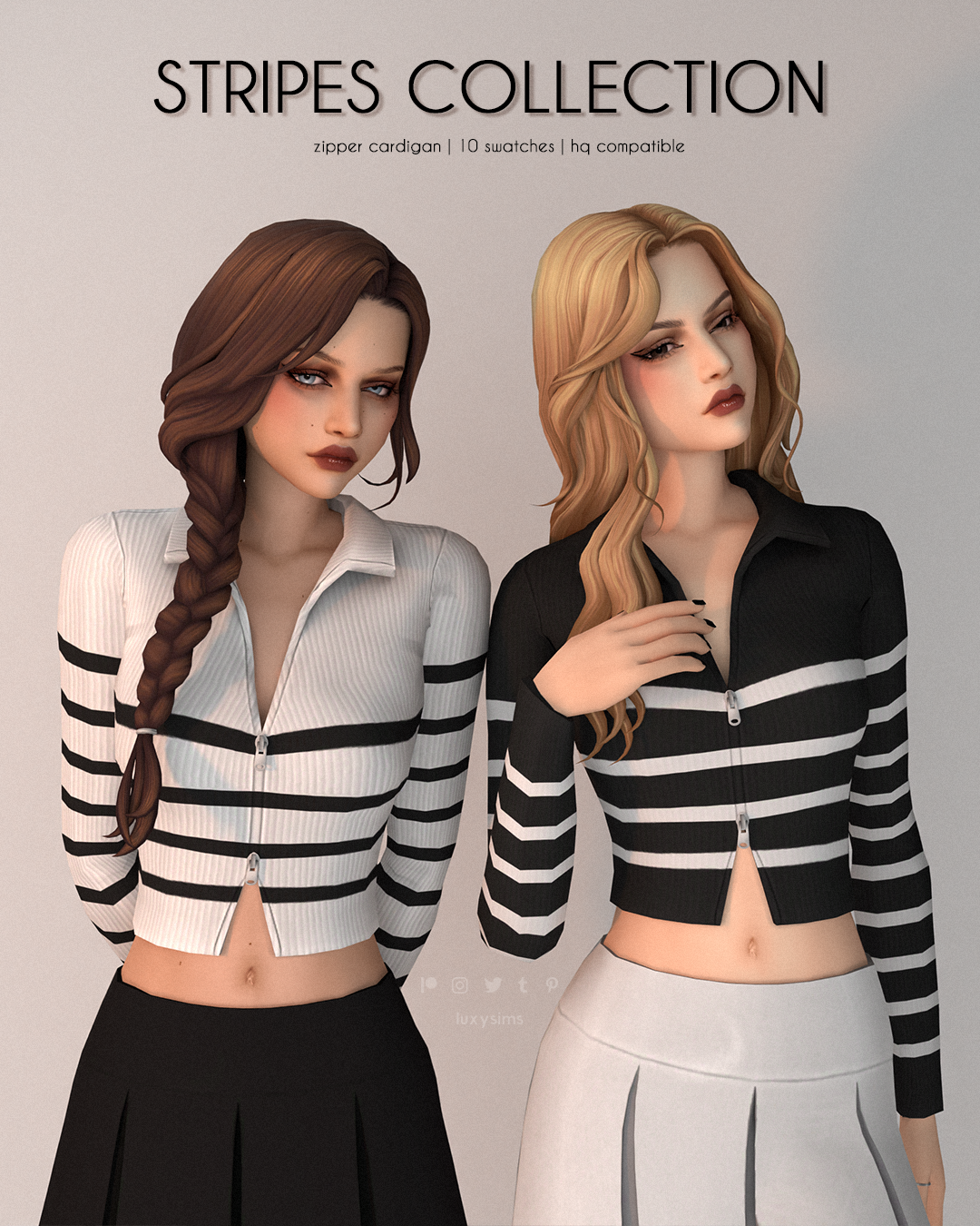 Stripes Collection - Complete by luxysims