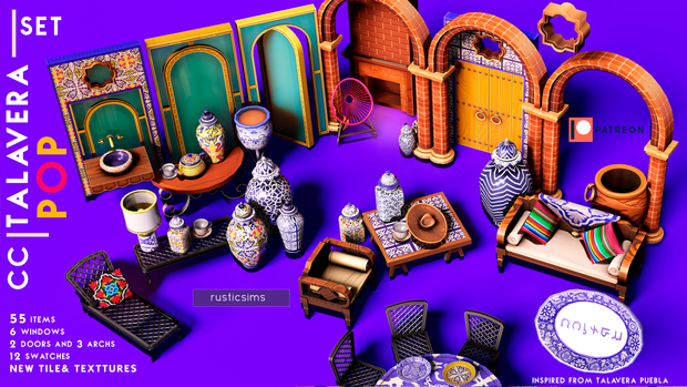 TALAVERA POP - SET by RusticSims