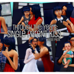 Through the Years: Single Parent Kiss Pose Pack by SamsSims