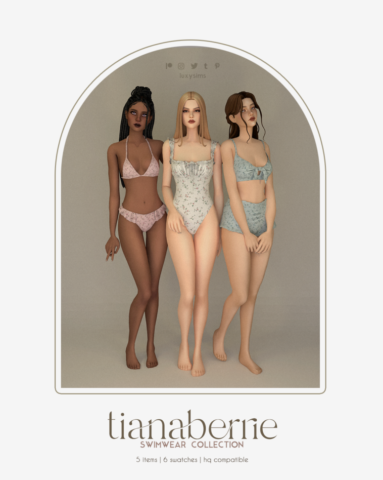 TianaBerrie - Swimwear Collection by luxysims