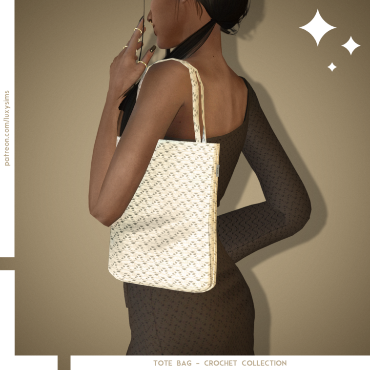 Tote Bag - Crochet Collection by luxysims