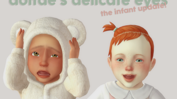 aoifae’s delicate eye recolors → infant update by ilovesaramoonkids