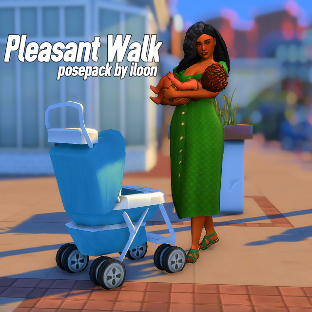 pleasant walk posepack by iloon