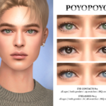 [poyopoyo] Eyelashes N1-3 \ Eye Contacts N11