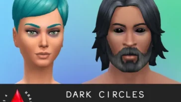 Under-eye Dark Circles by Sims 4 Krampus